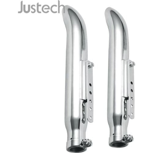 Justech 20" Exhaust Pipe with Installation Accessories Set Motorcycle Exhaust Muffler For Harley Cafe Racer Car Accessories