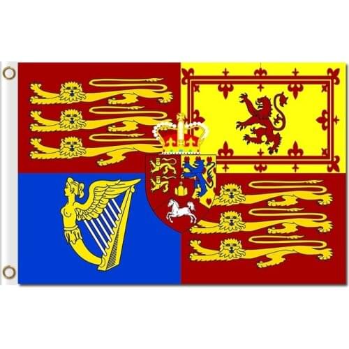 Royal Flag of the United Kingdom in Scotland 150X90cm (3x5FT) Polyester double stitche
