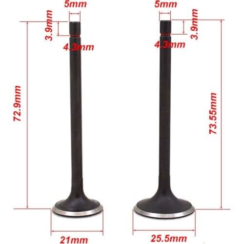 Motorcycle Engine Valve Intake Exhaust Stem Valve Guide Oil Seal for Honda WH100T GCC100 SCR100 SPACY100