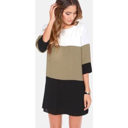 New womens clothing chiffon blouses o-neck shirts striped european womens blouses s-6xl size womens shirts