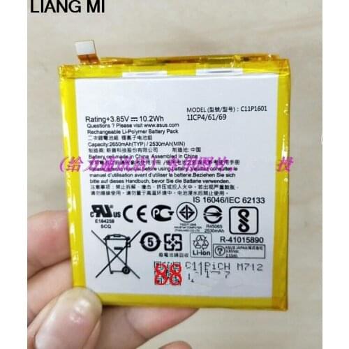 New 2650mAh C11P1601 Battery for ASUS ZENFONE 3 ZENFONE3 ZE520KL Z017DA For ZenFone live ZB501KL A007 with repair tools