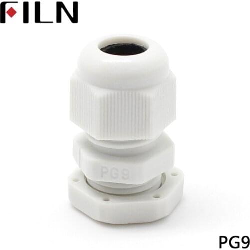 PG9 M16X1.5 High quality series waterproof cable gland standard size nylon cable gland