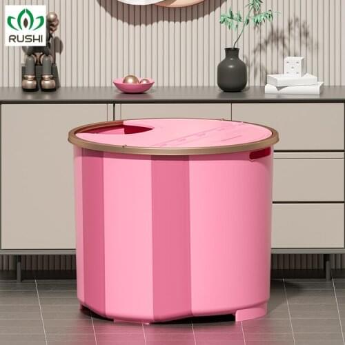 Plastic Foldable Bathtub Shower Adults Large Portable Thick Solid Bathtub Barrel Sitz Bath Banheira Bathroom Products