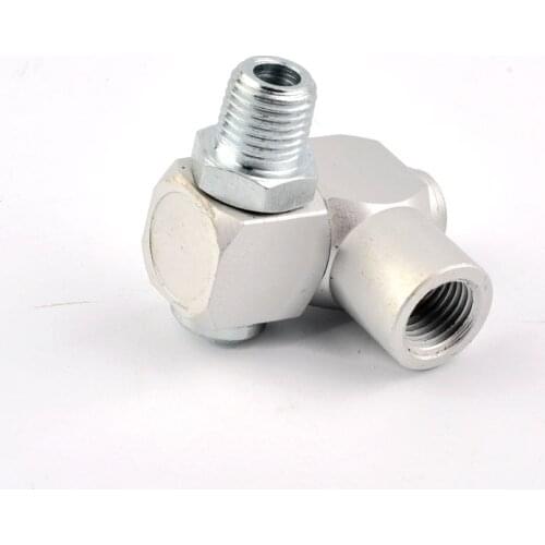 Air Hose Swivel Adapter Pneumatic Connector 1/4''NPT Air Tools Accessories Aluminum Material 360° Rotation Air Couplers