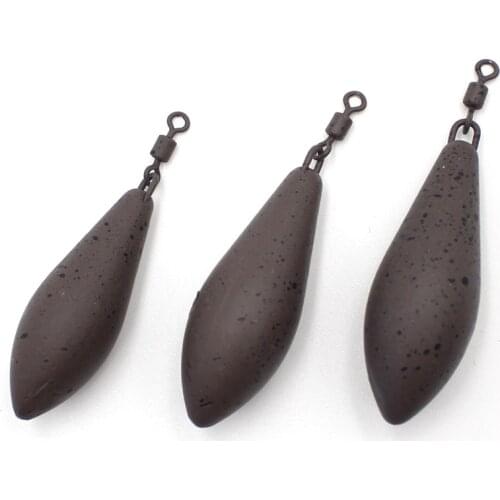 1pcs Carp Fishing Equipment Distance Casting Swivel Leads 56/70/85g Sinking Quickly Fishing Tackle Carp Lead Weight