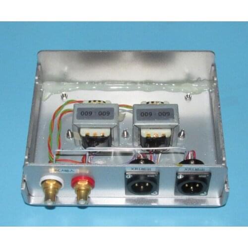 RCA single-ended to balanced XRL converter, 600: 600 10Hz-20KHz ± 0.2DB audio isolation transformer assembly