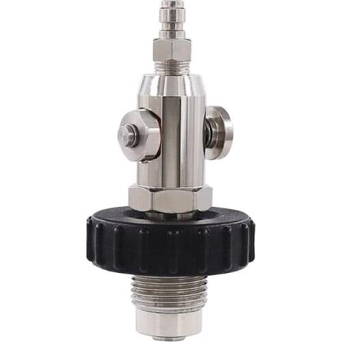 PCP Stainless Steel Tank Fill Station Station 300Bar Din Valve with Quick Fitting