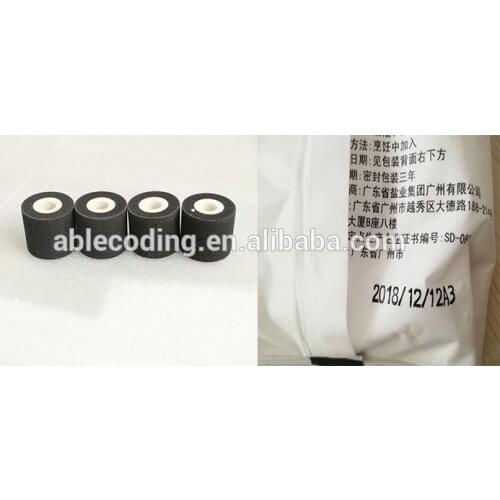Hot ink roll printer date machine hot melt ink rollers used on sealing machine and coding machine