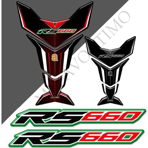 TankPad Fish Bone Stickers Decals Gas Oil Fuel Tank Pad Protector Case For Aprilia RS660 RS 660 Protection 2019 2020 Motorcycle