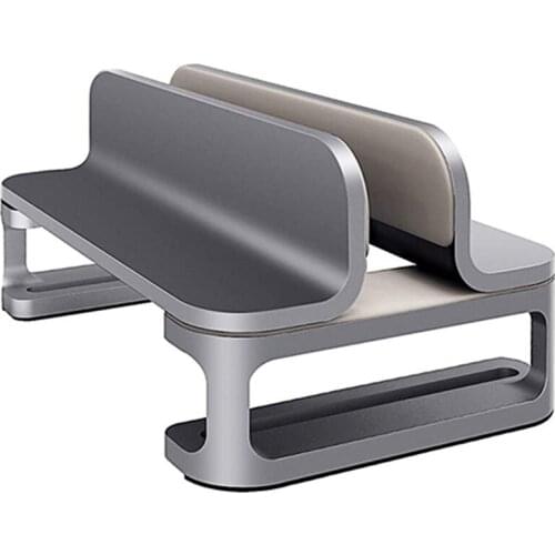 Vertical Laptop Stand,Ventilated Desktop Aluminum Holder (Adjustable Dock Size)Compatible with 10-17.3 Inch Notebooks
