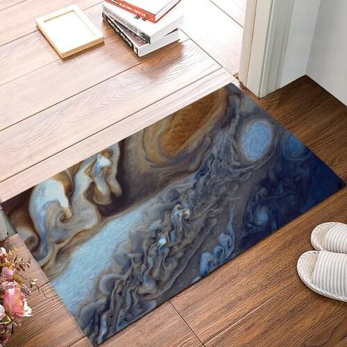 Fantastic Moon Closeup Landscape Door Mats Kitchen Floor Bath Entrance Rug Mat Absorbent Indoor Bathroom Rubber Non Slip