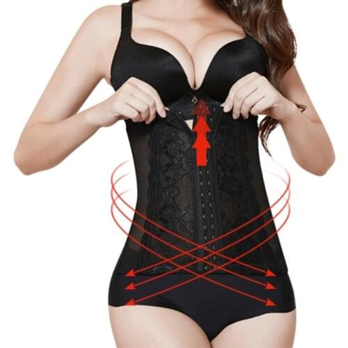 Women Sexy Lace Thin Breathable Postpartum Belly Slimming Belt