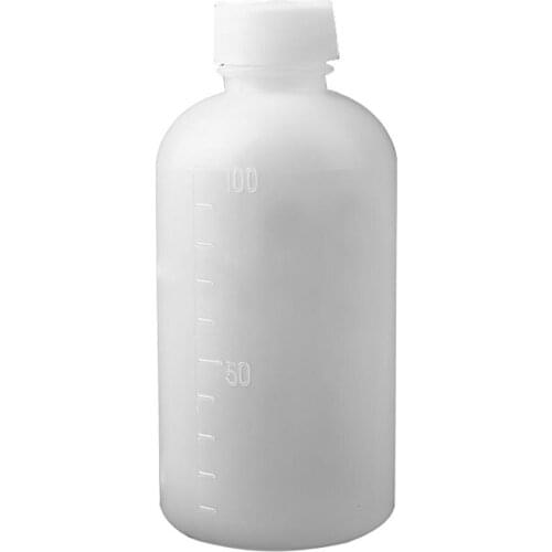 10Pcs 100ml Hot Sale Translucent Plastic Empty bottle Squeeze Juice Eye Liquid Dropper Bottles With Scale Medicament Samples