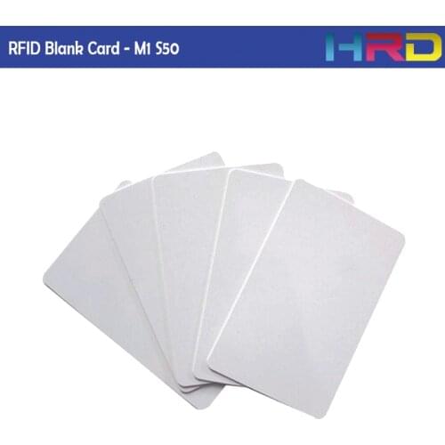 [50pcs/lot] china mf 1k s50 compatible hotel lock room keycard access control key card pvc 85.5*54mm standard blank white card