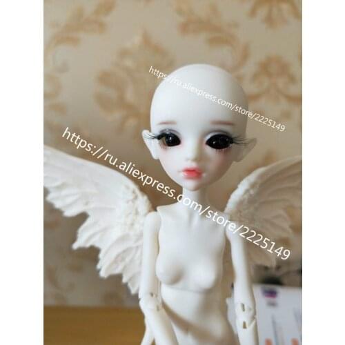 Free shipping lingxiyiwa 1/8 BJD doll Ivanaa with eyes have human body or wing body