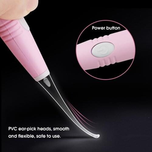 Baby Ear Wax Cleaner LED Light Ear Cleaning Earpick Earwax Remover Luminous Ear Curette Light Spoon Health Care Tool For Kids