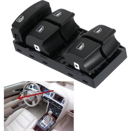 Electric Window Switch Lifter Safety Lock Button For Audi A6 L2.4 A3 06-09 S6 B0