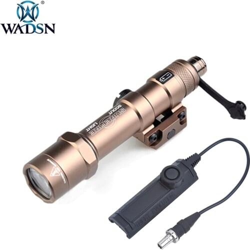 WADSN Airsoft Scout Light Surefir M600 M600B 560lumens Softair Gun Weapon Flashlight with Dual Function Tape Switch