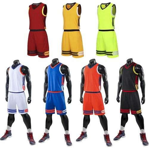 Adult Kids Basketball Jerseys Sets High quality Breathable Quick-drying Children basketball sports suits Uniforms shorts