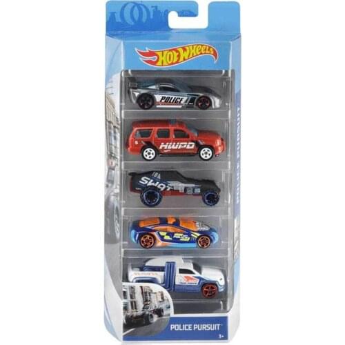 Hot Wheels Police Pursuit Pack of 5