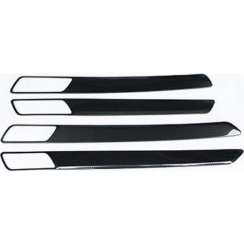 Tonlinker 4 Pcs DIY Car Styling stainless steel/ABS door edge inner decoration sticker Cover Case Stickers For Citroen C4 2016