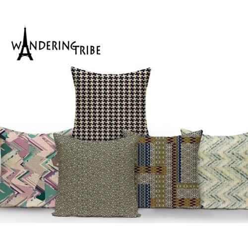 Cushion Cover for Sofa Covers for Pillows Decorative Pillows Sofa Pillow Pillowcases Decora Cushion Cover Geometry Pillows Linen