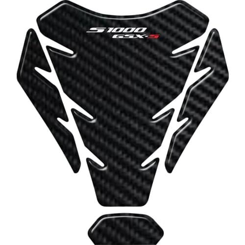 Reflective New Carbon Fiber Fuel Tank Cover Gas Fuel tank side sticker Decal Pad for gsxs1000 gsxs1000f 2015 2016 1 piece