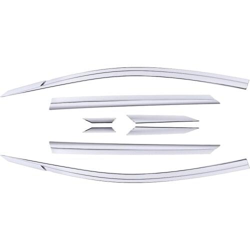 For Hyundai Tucson 2015-2018 8pcs/set car body styling cover plastic Window glass Wind Visor Rain/Sun Guard Vent Car-styling