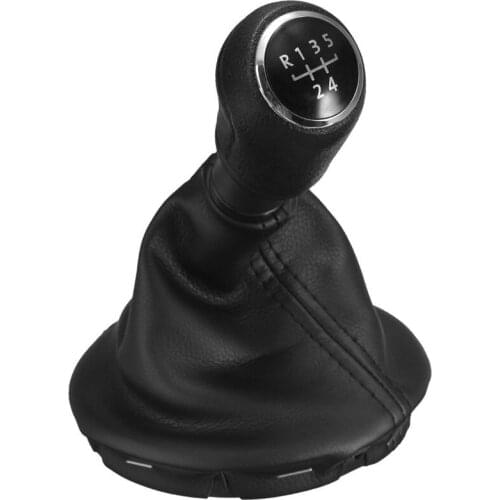 Rubber Gear Shift Knob Gator For Volkswagen Transporter T5 T5.1 Black
