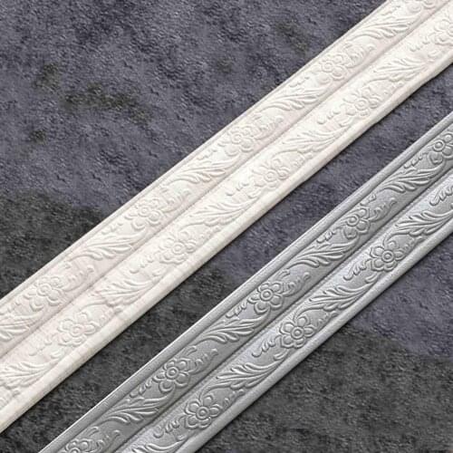 Self-adhesive 3D Wall Sticker Waterproof Top Corner Line Wall Edge Strip Wall Waist Line Sticker Tile Wallpaper Border Home Deco