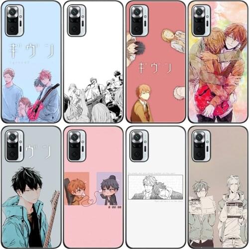 Cute cartoon Anime Given Yaoi Silicone Phone Case For Xiaomi Redmi Note 10 10T 10S 9S 8T 9 8 7 Pro Max 9A 9C 9T Black Soft Cover
