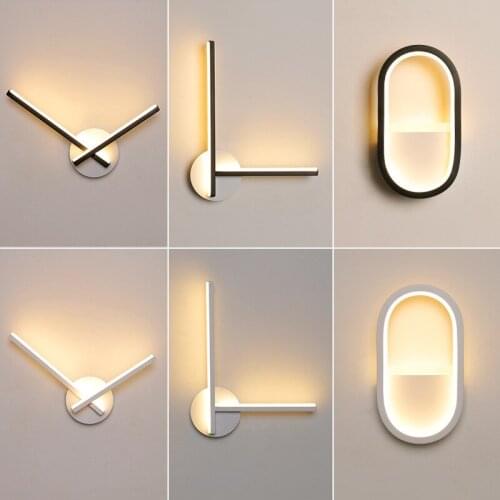 Modern loft living room decoration mirror light bedroom light bedroom bedside bedroom aisle wall lamp