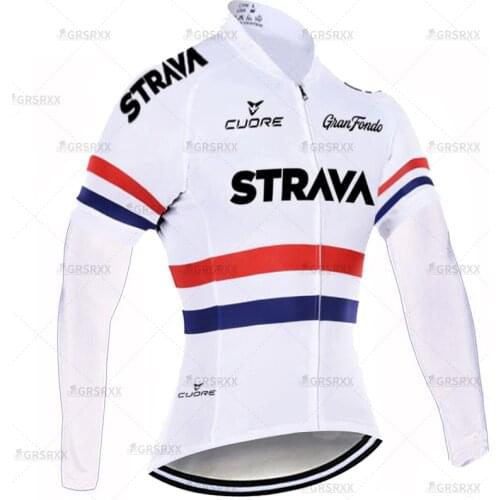 STRAVA Women Anti-UV Bicycle Jersey 2021 Long Sleeves Bike Cycling Shirt Spring Knitted MTB Sportswear Profession Jersey Clothes