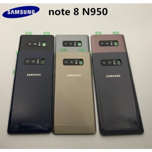 Samsung Galaxy NOTE 8 N950 SM-N950F Battery Back Cover Door Housing+Ear Camera Glass Lens Frame Replacement Repair Parts