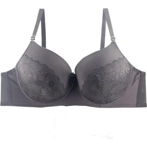 Women Bra Plus Size Bras F Cup Bra Lace Bra Breathable Bra Top Underwear Padd Bra Thin Cup Full Coverage Plus Size Bra