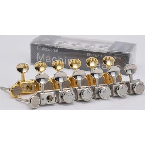 1 Set GF Kluson Vintage Locking String Tuning Key Pegs Guitar Machine Heads Tuners