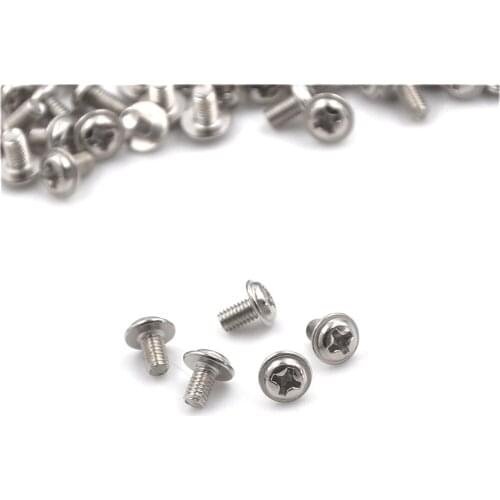 100Pcs M3 Screw M3X5 5mm PC Case Hard Drive Precision PSU 6/32" Hex Screws For Computer Floppy DVD ROM Motherboard 7mm