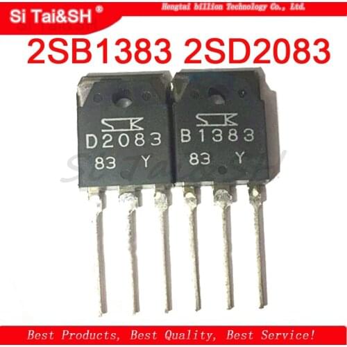 2pcs/lot =1pari 2SD2083 D2083 2SB1383 B1383 TO-3P