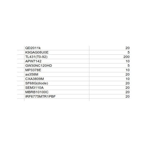 300pcs TL431 K9GAG08U0ESEM3110A as358M