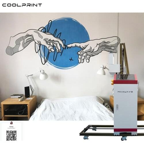 Printing Machine 3D 5D Effect Wall Inkjet Printer for Wall Chinese Wallpen Printer UV Wall Printer