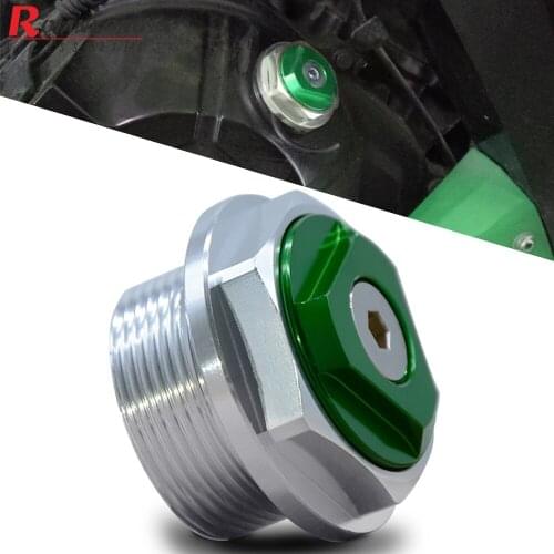 For Kawasaki ninja 200 ninja300 2020 2019 Motorcycle Accessories Aluminum Engine Oil Filter Cup Reservoir caps Plug Cover Screws