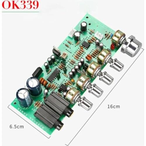 DX-OK339 PT2399 Reverb Preamp Board Low Noise Bluetooth Preamplifier Board AC12-15V