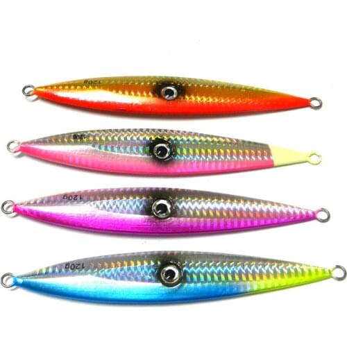 HENGJIA 8pcs 120g high quality lead fishing bait metal jigs Fishing Lure Lead Fishing Lure Pesca 15.3CM lead metal jig