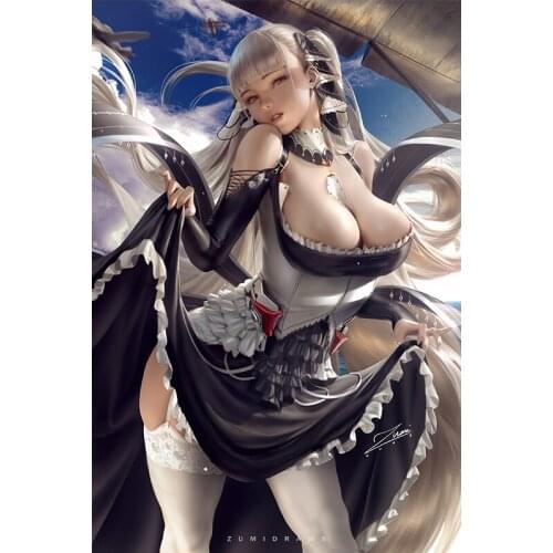 Custom Print Anime Sexy Maid Loli Kawaii Girl Art Posters HD Wall Picture Canvas Painting for Living Room Bedroom Decoration