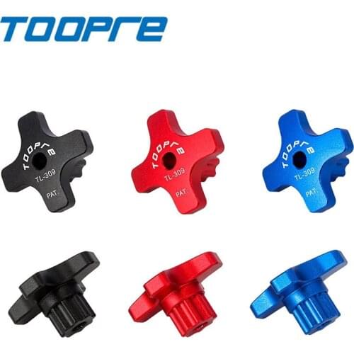 TOOPRE Bicycle Black Torx Crank Cover Wrench for XT/XTR/UT/DA Aluminium Alloy Iamok Bike Parts 20g Removal Tool