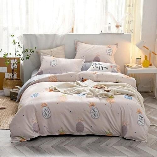 40 Bed Cover Set Cartoon Duvet Cover Bed Sheets And Pillowcases Comforter Bedding Set 2TJ-61001