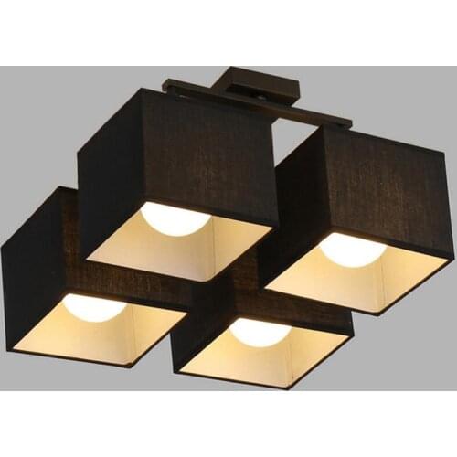 L23-Fabric art Cloth LED Ceiling Light Nordic LED ceiling Lamps Modern Living Room Lamp Bedroom Kitchen Lighting