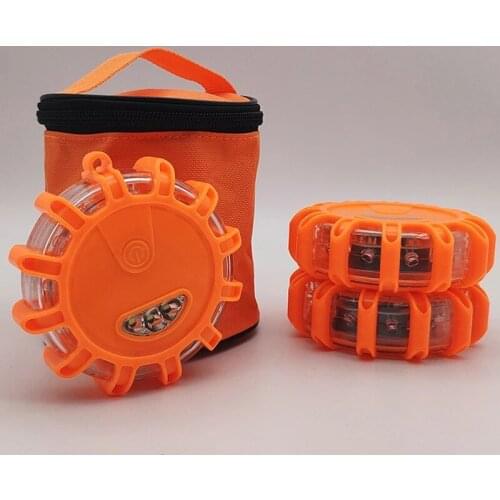 Magnetic Emergency Roadside Safety Lights Ip44 Road Flares Road Flares Rescue Light Led Strobe Warning Light Car Beacon Lamps