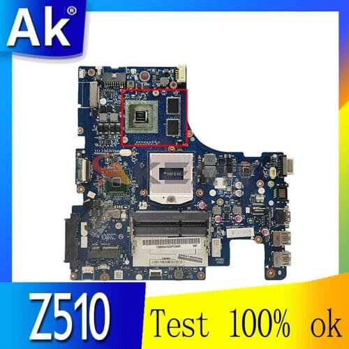 Laptop motherboard For LENOVO Z510 Mainboard AILZA NM-A181 90004479 SR17E N14P-GV2-S-A1 2G