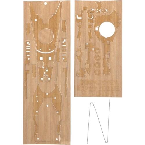 1:350 Scale USS New Jersey BB-62 Model Battleship Wooden Deck w/ Metal Chain